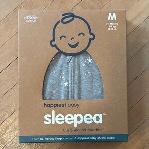 Happiest Baby Sleepea Starry Gray Sleep Sack